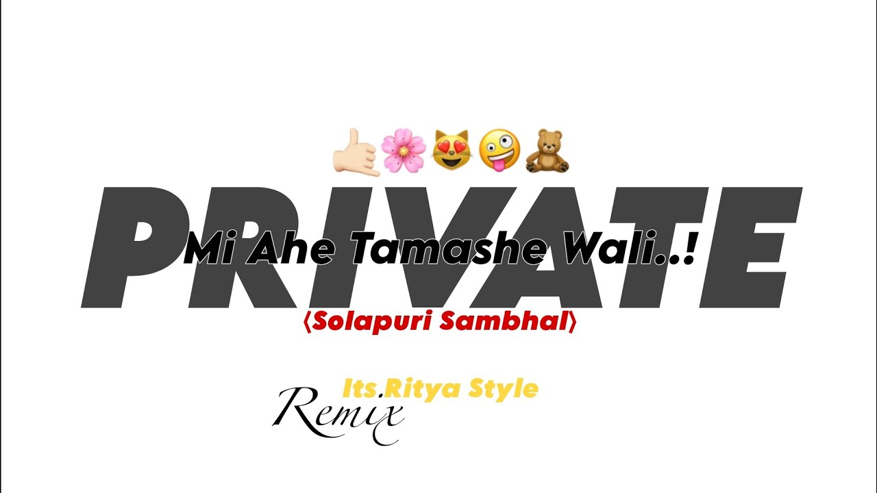 Mi Ahe Tamashe Wali | PVT x SOLAPURI SAMBHAL | Its Ritya Style | 