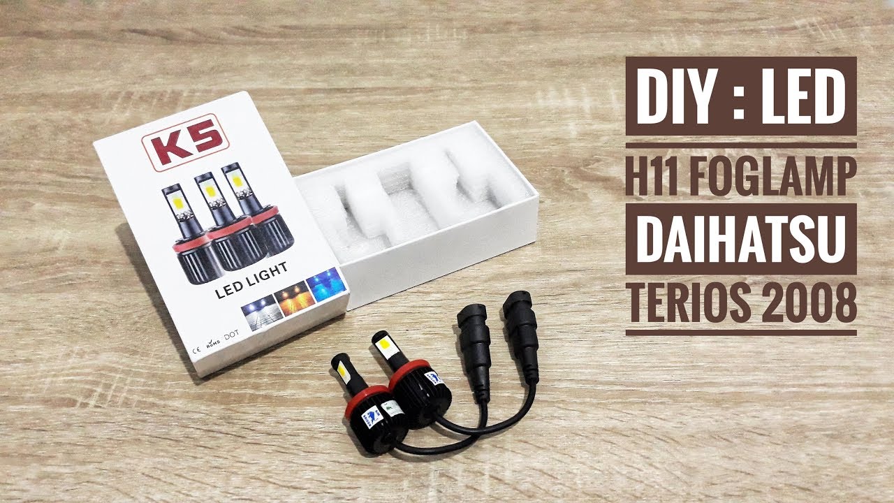Pasang LED 3 warna foglamp daihatsu Terios : TeDjo Vlog #12