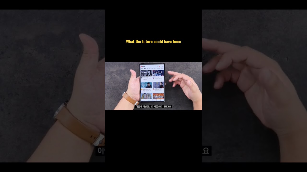 Lg Rolloable phone - what the future could have been