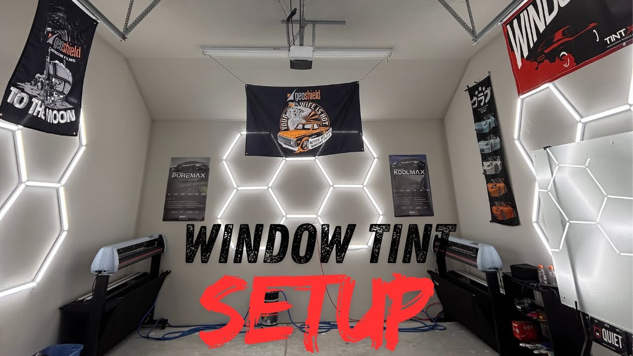 Window Tint Garage Setup!!