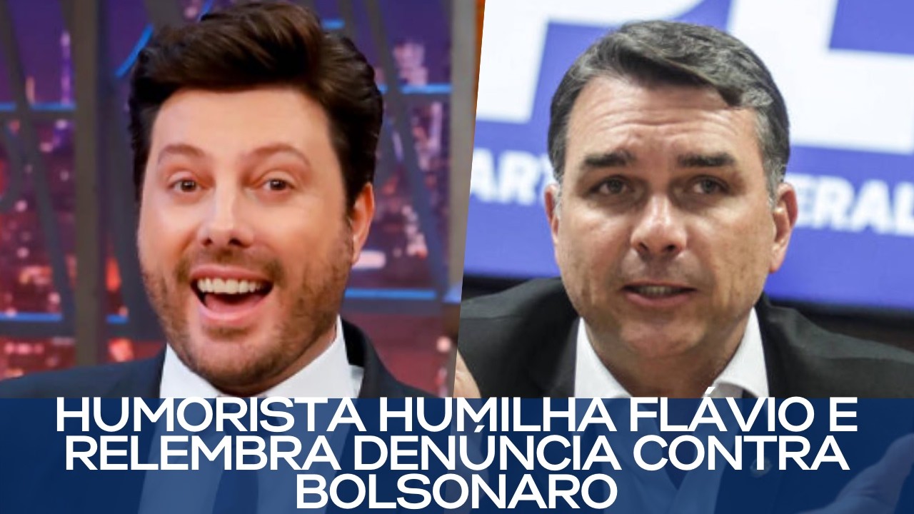 HUMORISTA HUMILHA FLÁVIO E SOLTA VÍDEO VERGONHOSO CONTRA BOLSONARO