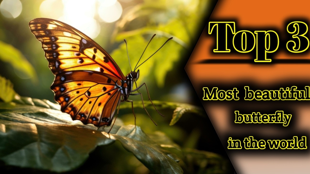 Top 3 most beautiful butterfly in the world🌎/ beautiful  butterfly🦋#beautiful#atractive#butterfly