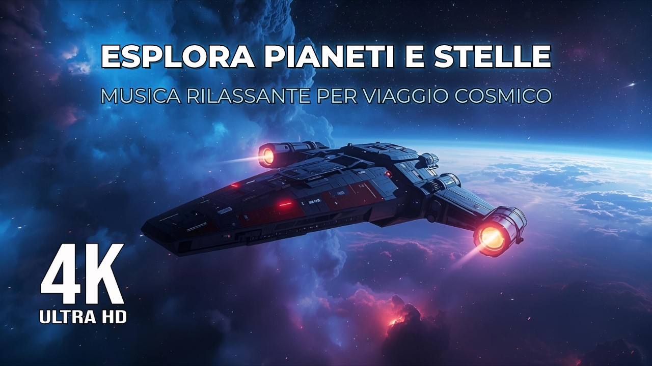🌌 Esplora Pianeti e Stelle | Musica Rilassante per Viaggio Cosmico 4K HDR