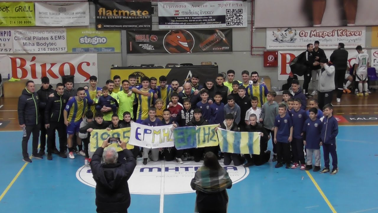 ΕΡΜΗΣ ΖΩΓΡΑΦΟΥ 3 -  ΠΑΟ 2  ( HL)  19η ΑΓΩΝΙΣΤΙΚΗ FUTSAL SUPER LEAGUE