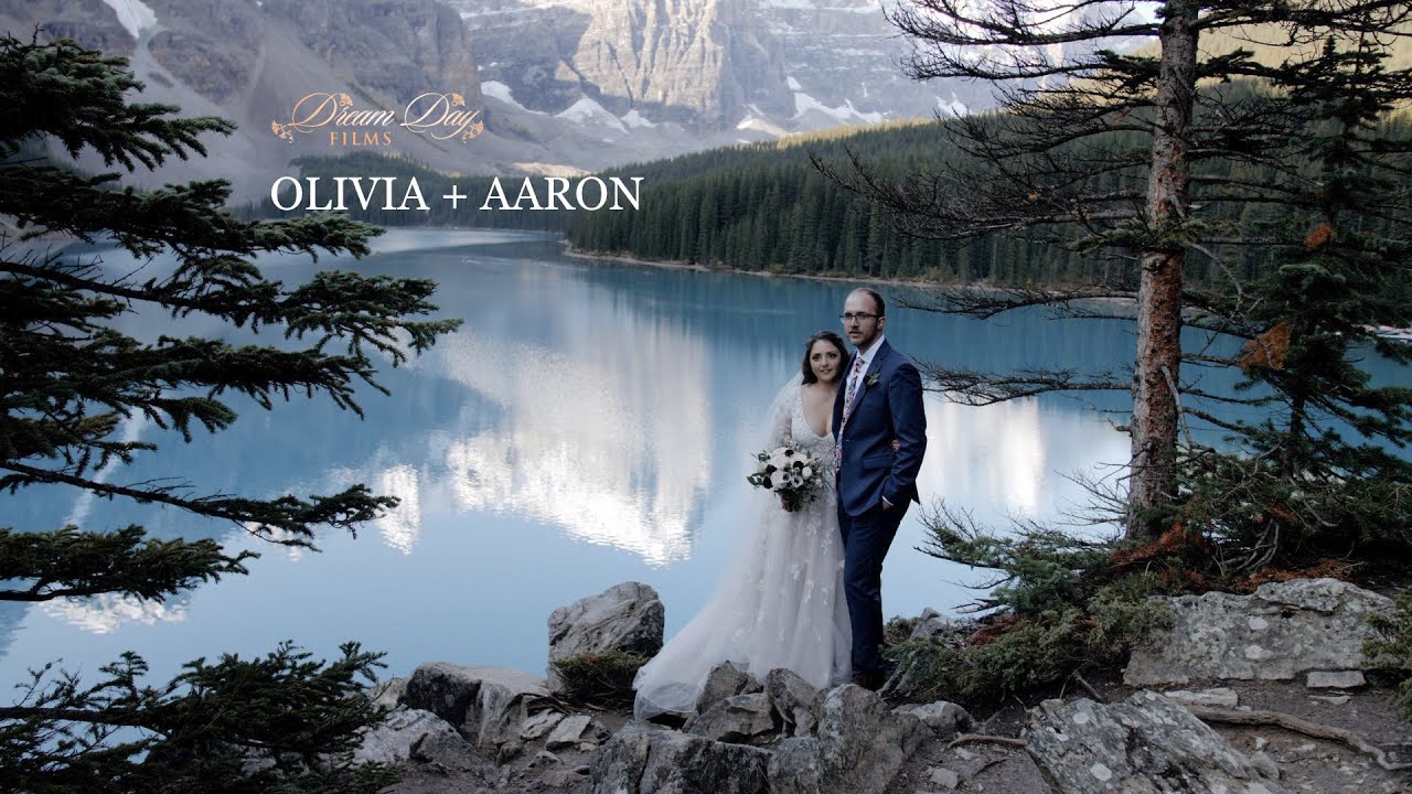 They caught the morning light perfectly // Moraine Lake - Banff Wedding Videography