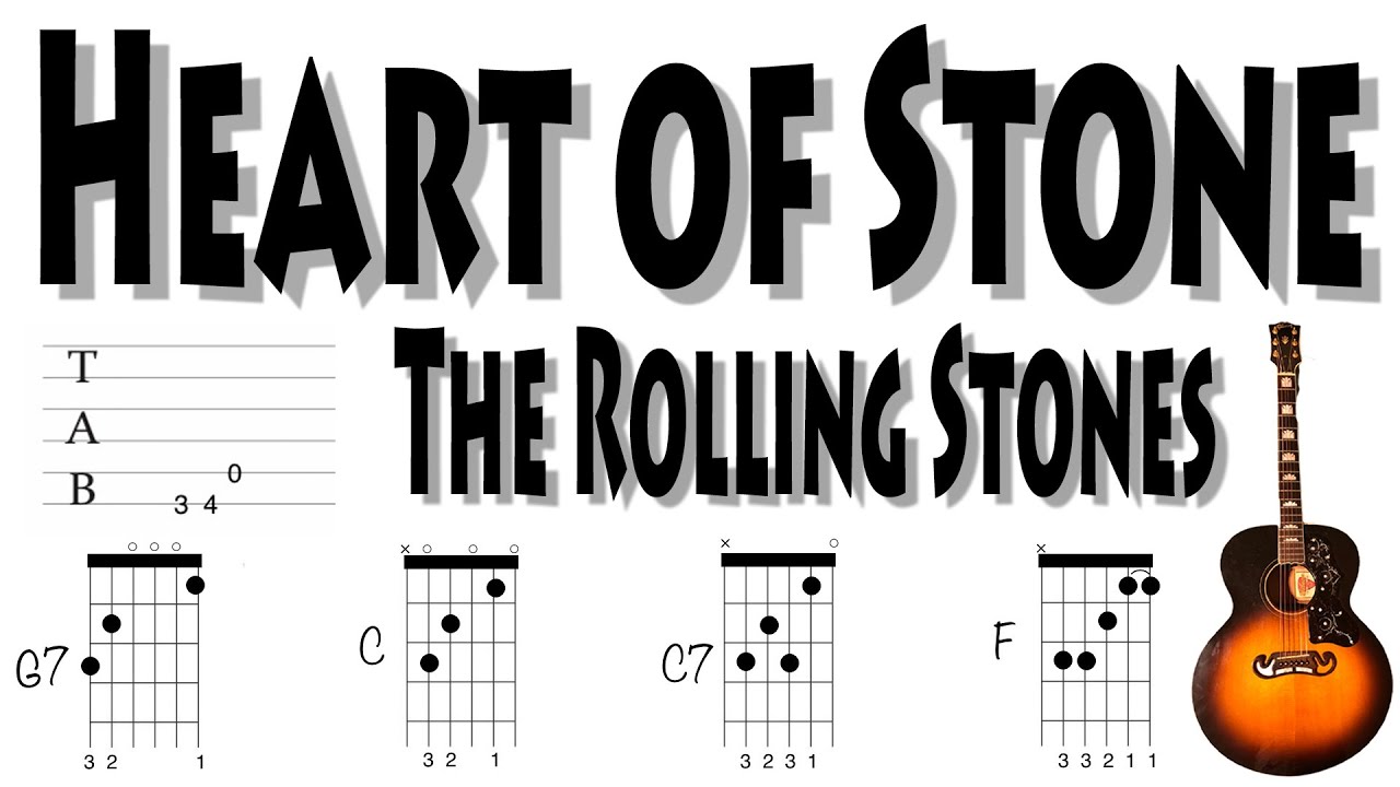 Heart of Stone The Rolling Stones Guitar Chords