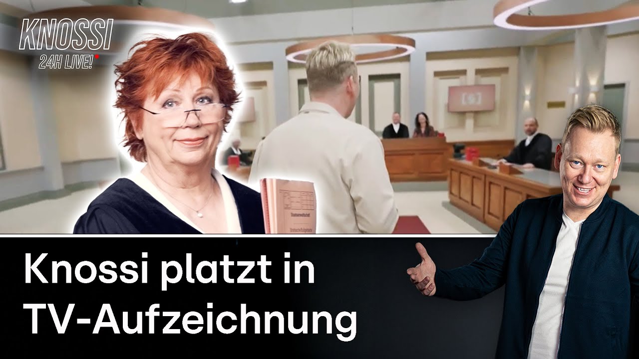 Knossi übernimmt den GERICHTSSAAL von Barbara Salesch!👨‍⚖️ | 24h Knossi Livestream | Spendenmarathon