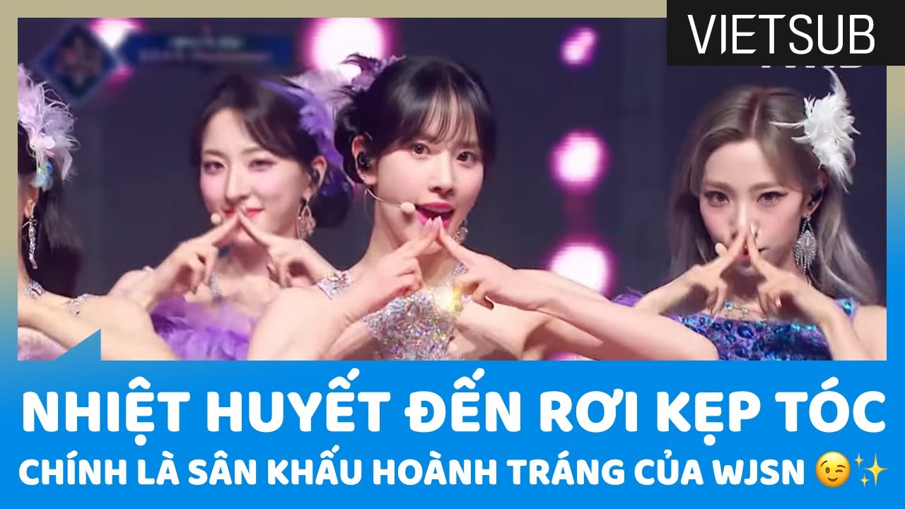Nhiệt Huyết Đến Rơi Kẹp Tóc 😳😳 Chỉ Có Thể Là Sân Khấu Hoành Tráng Của WJSN 😉✨ #Queendom2 🇻🇳VIETSUB🇻🇳