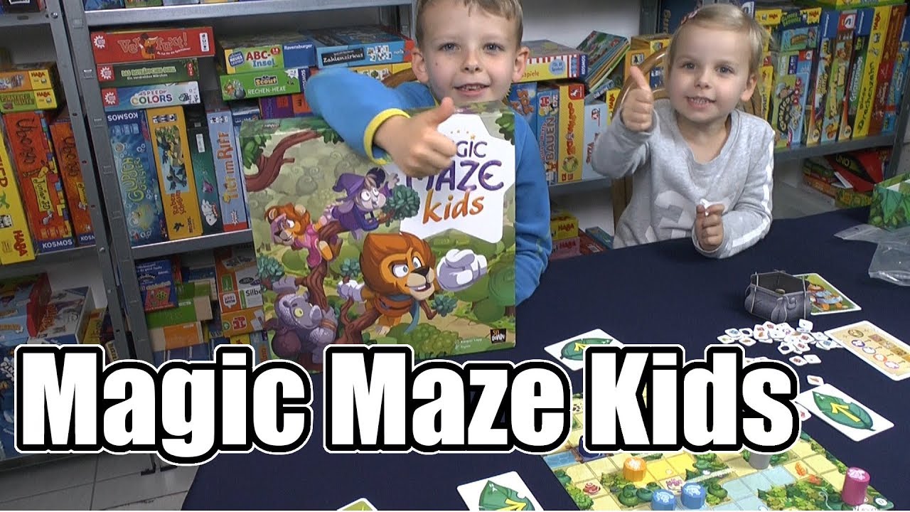 Magic Maze Kids (Sit Down!) - ab 5 Jahre - cooles ungewöhnliches Kinderspiel