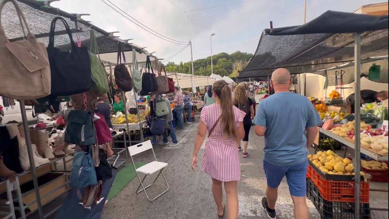 Lunes, mercadillo en San Pedro del Pinatar, en directo