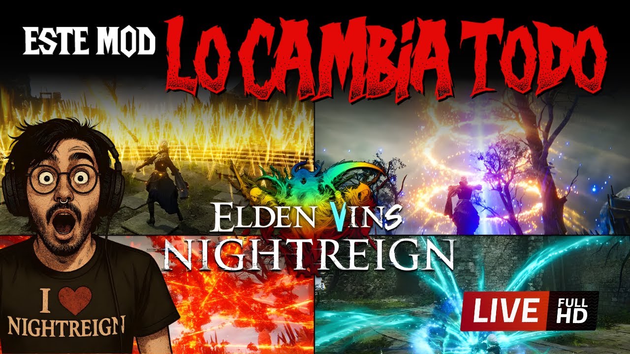 Probando el INCREÍBLE MOD de Elden Ring Nightreign: VINS 🤯🤩🧐