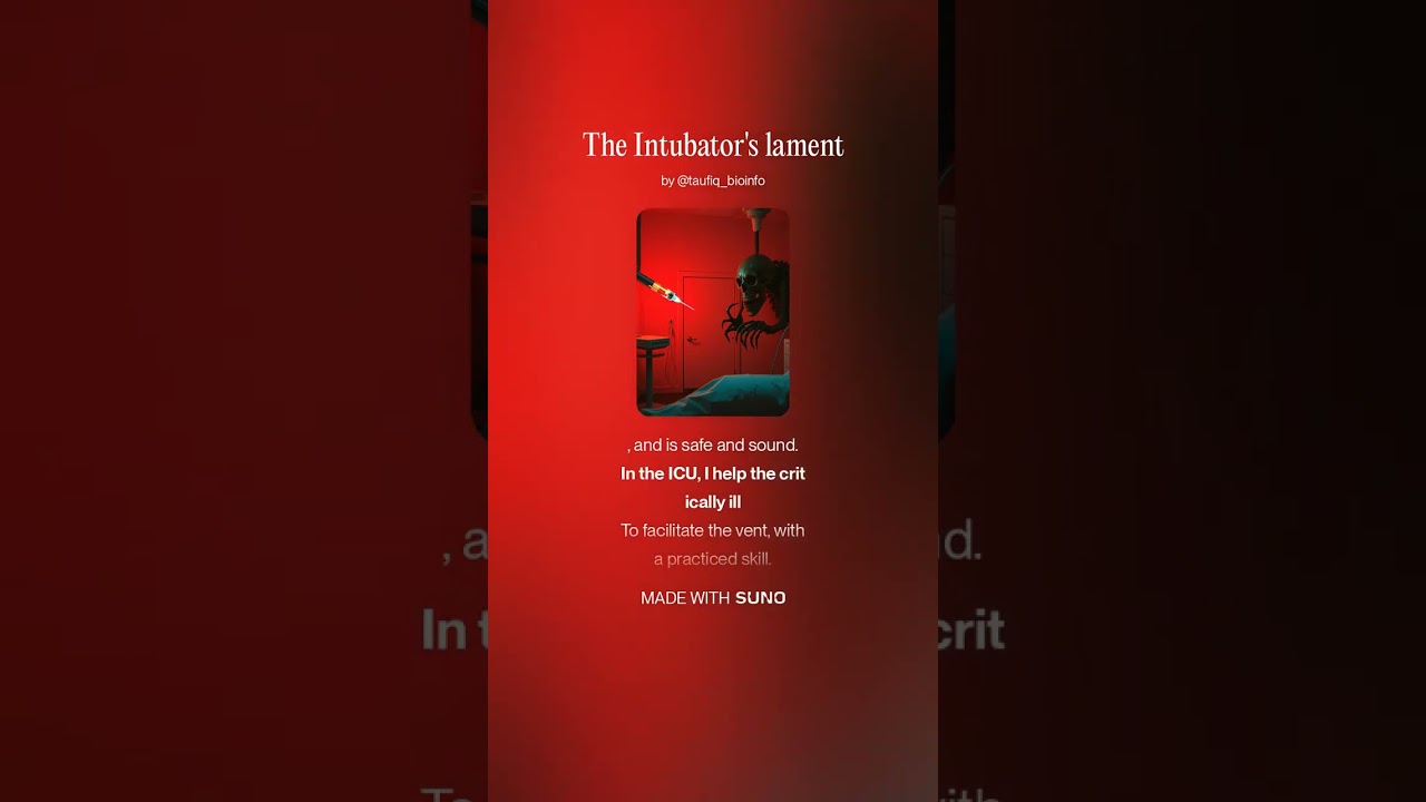 The Intubator's lament