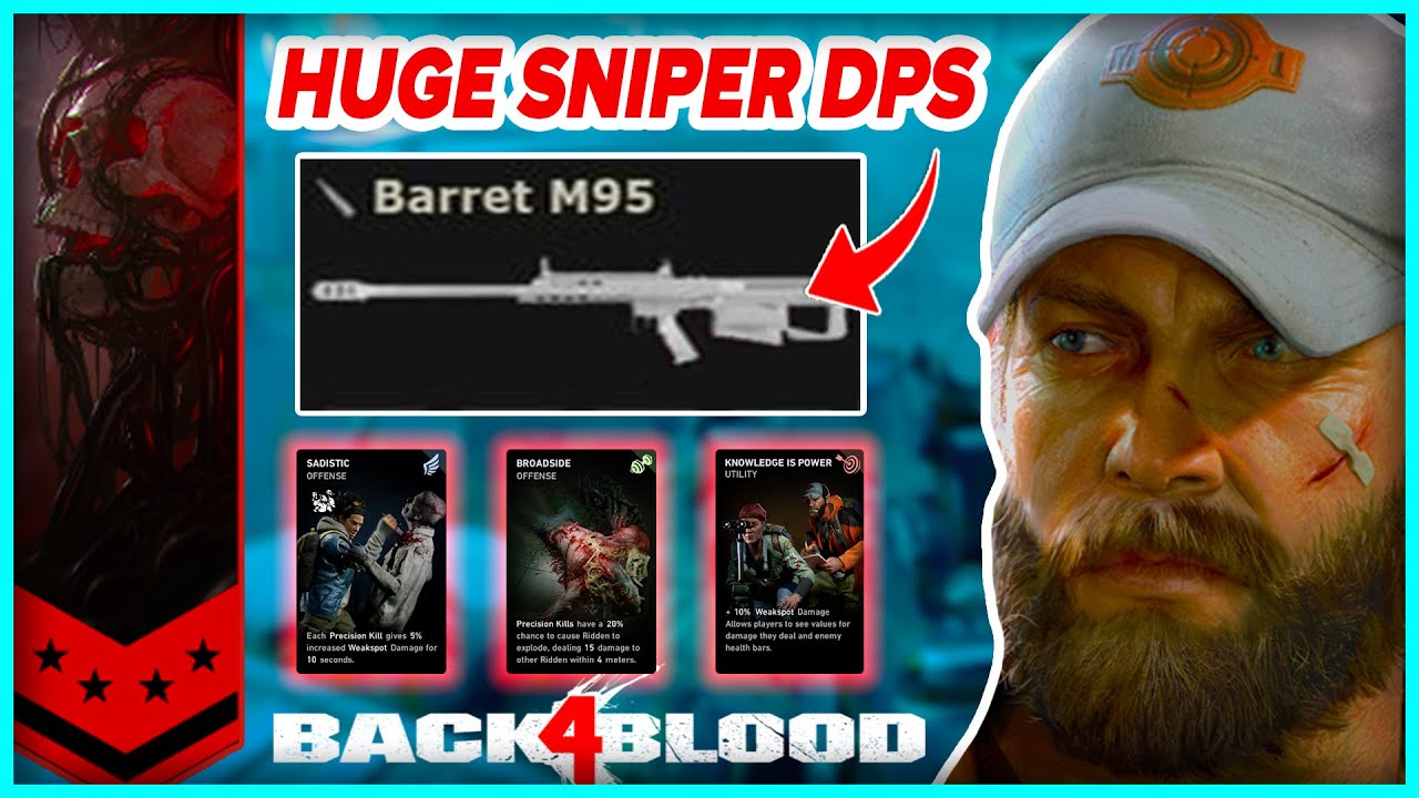 WEAKSPOT DAMAGE SNIPER DECK BUILD! - Back 4 Blood Post Update Nightmare And No Hope Deck Build 2022