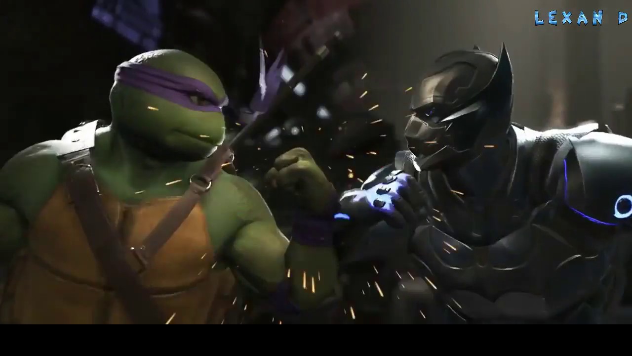 Injustice 2 - Черепашки-Ниндзя против Бэтмена - Intros & Clashes (rus)
