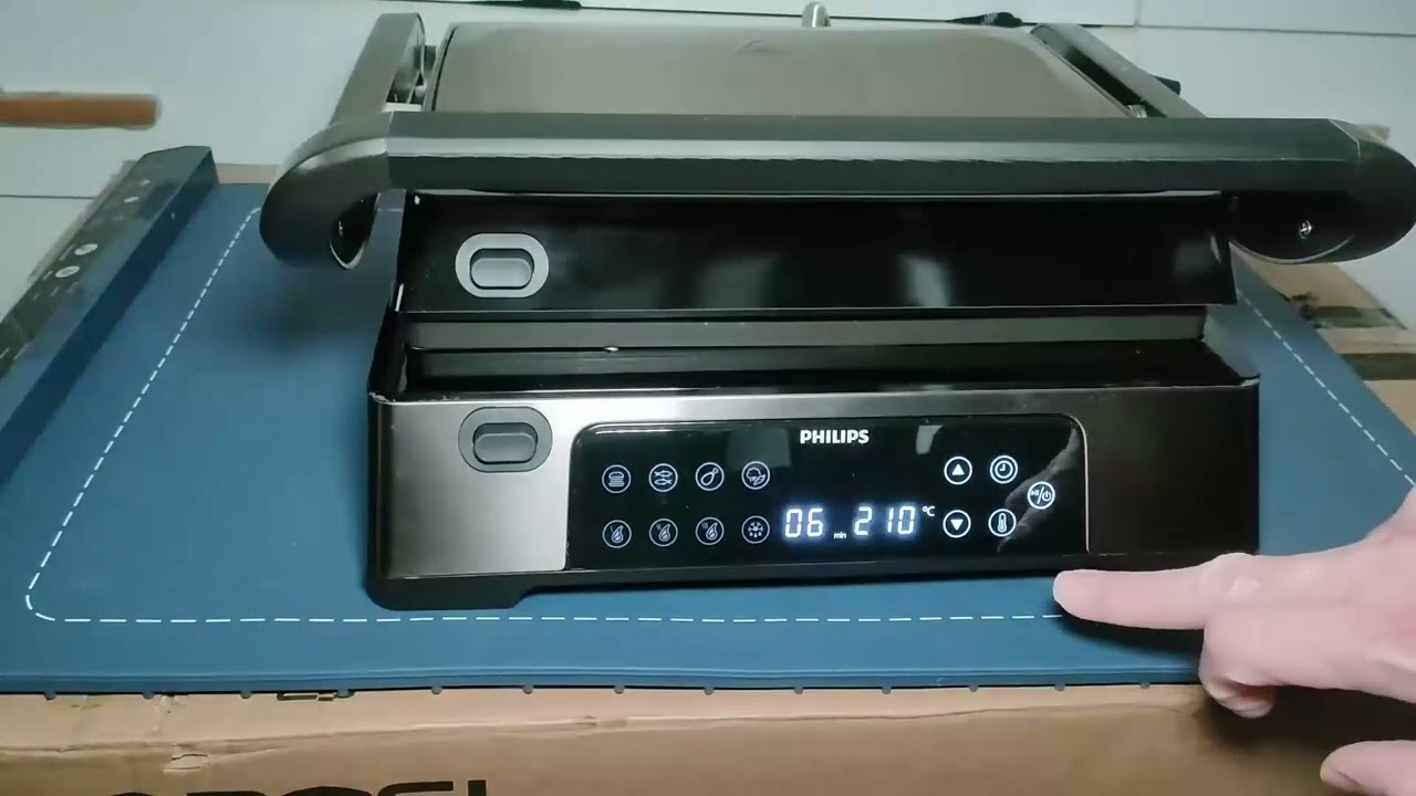 Philips Contact Grill, Potentissima cuoce anche i bistecconi,varie altezze selezionabili,schermo
