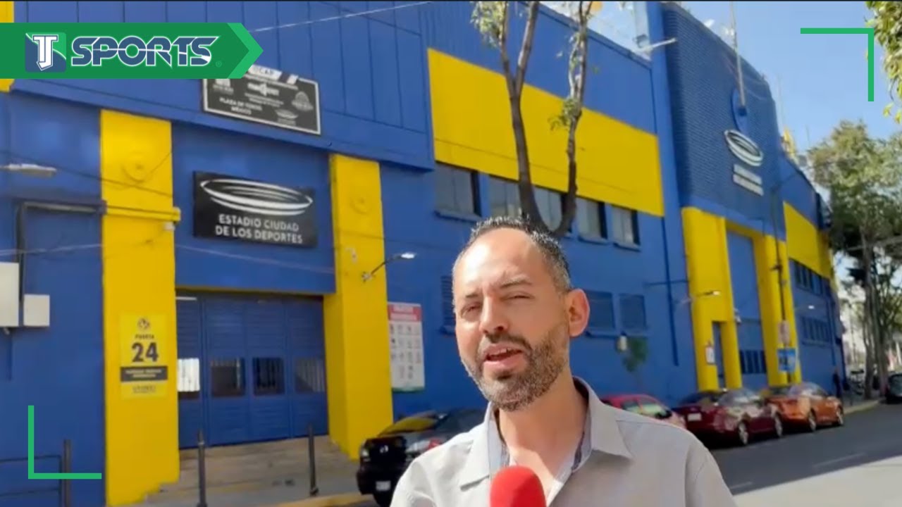 El Estadio Ciudad de los Deportes se TRANSFORMA y LUCE los COLORES del América
