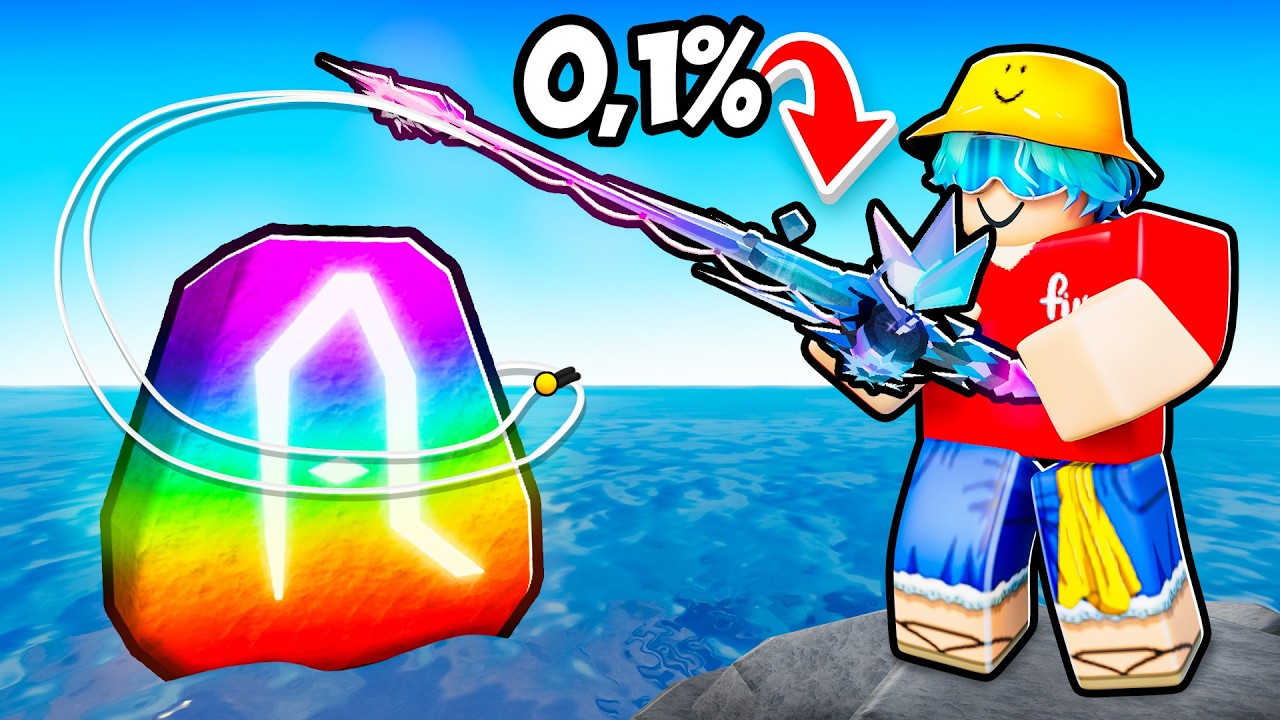 Unlocking 0.0001% RAREST ROD at the Lowest Level in Roblox Fisch