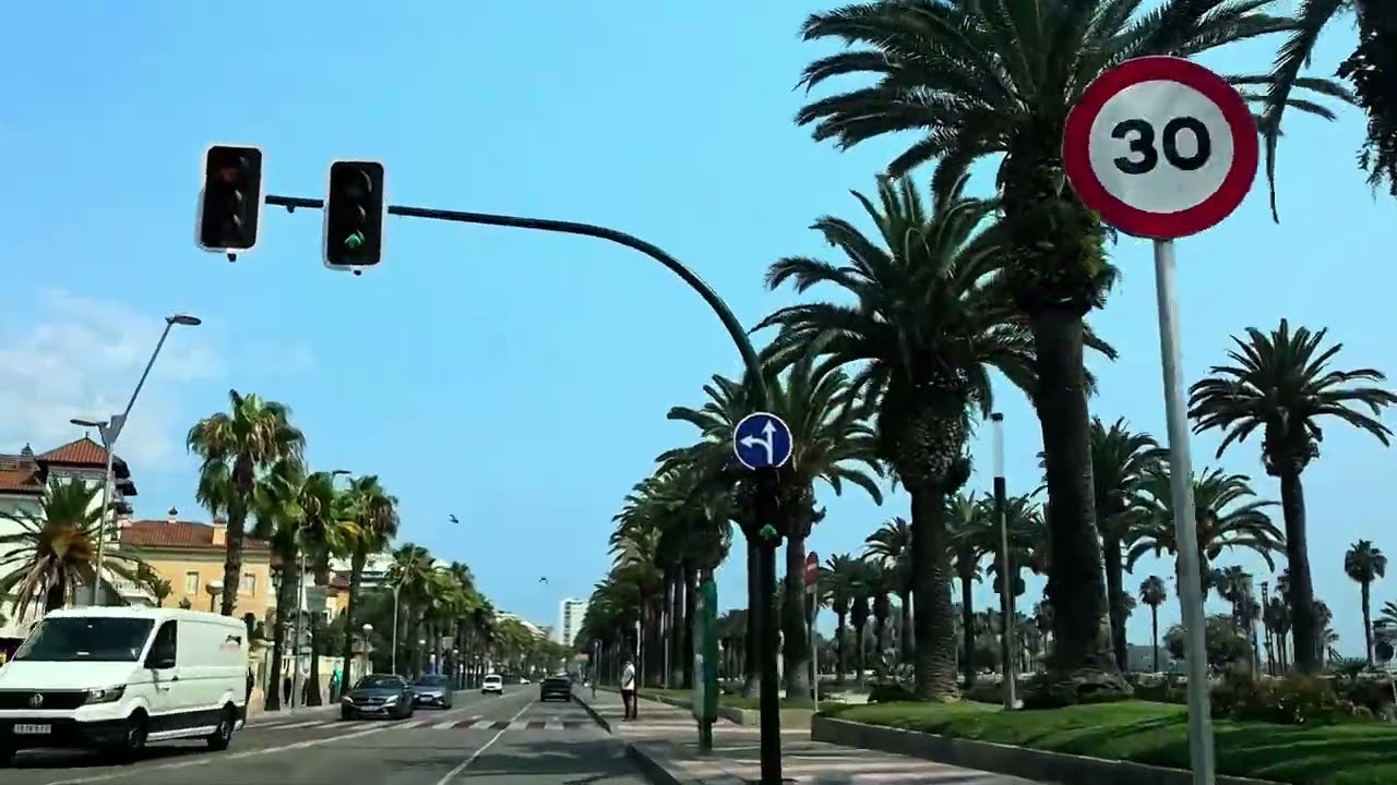4K Road Trip Spain: Salou to Peñíscola via AP-7 | Scenic Mediterranean Drive