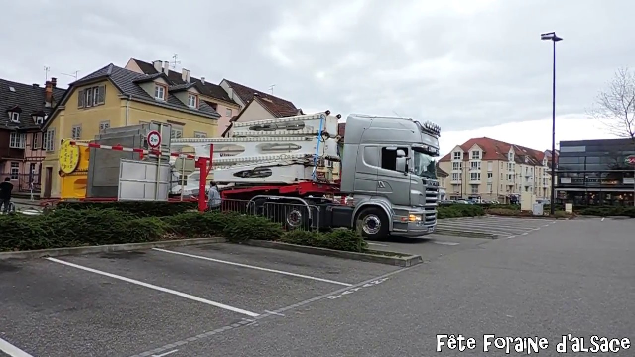 Arrivée des convois | Foire de Printemps de Colmar 2017