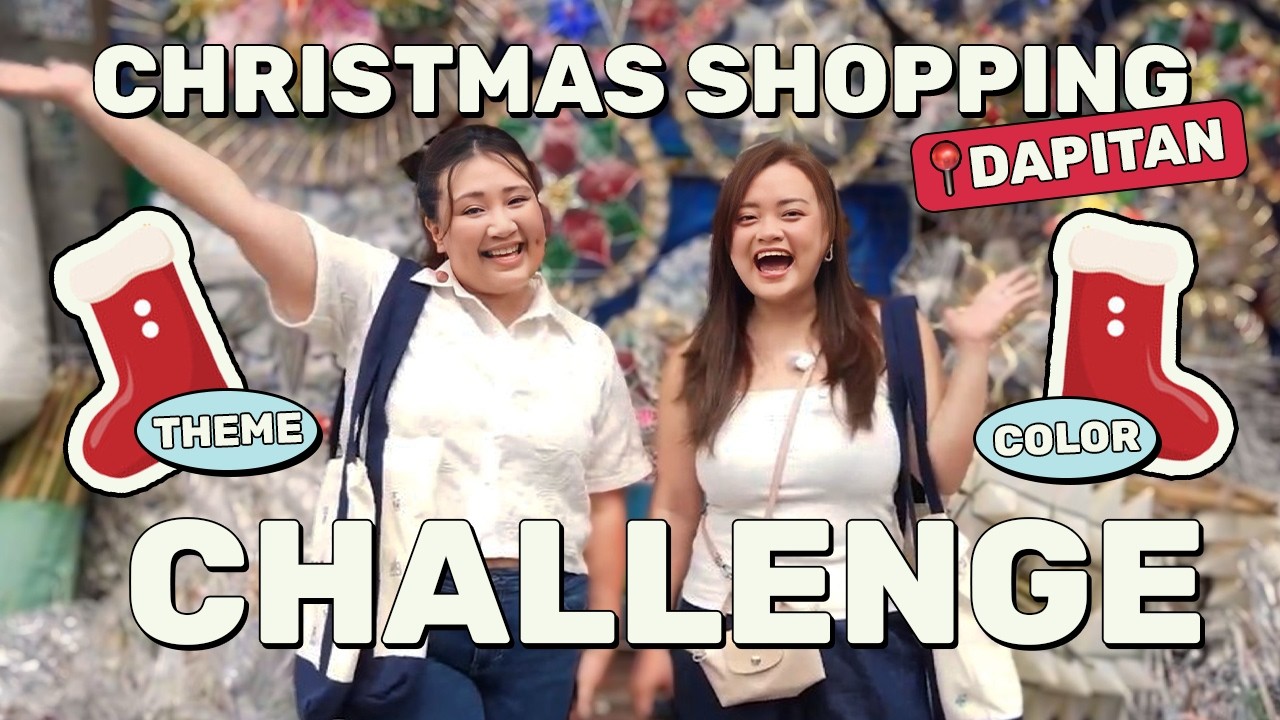 Christmas Decor Shopping Challenge sa Dapitan Arcade! 🎄 | Home Buddies TV