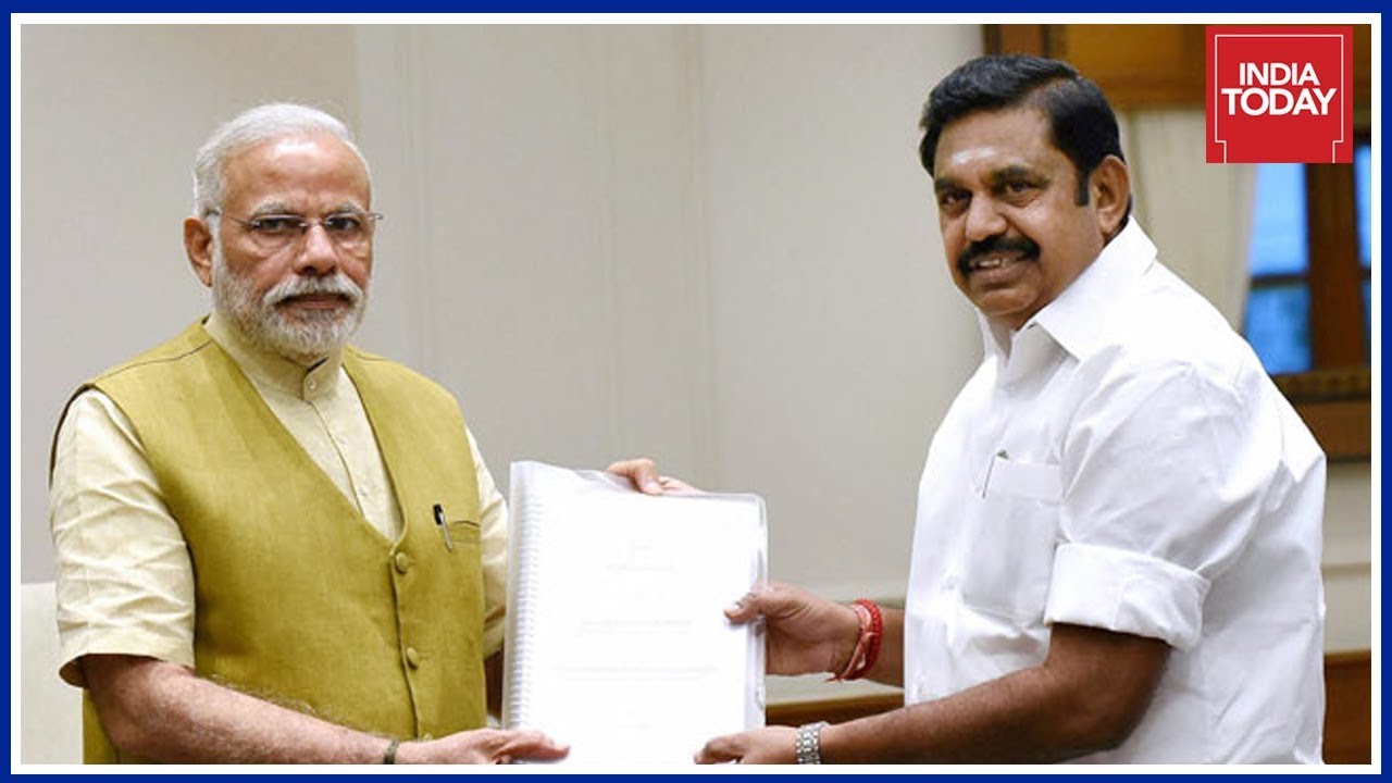 EPS Meets PM Modi In Delhi