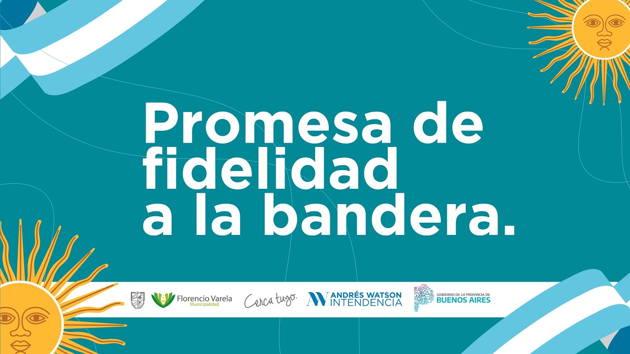 DÍA DE LA BANDERA: PROMESA DE LOS ESTUDIANTES EN FLORENCIO VARELA