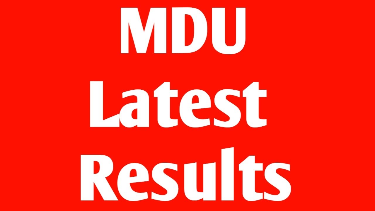 MDU Latest Results || MDU DDE Result Out || अभी देखें अपना रिजल्ट || MDU Law Pharmacy Promote Result