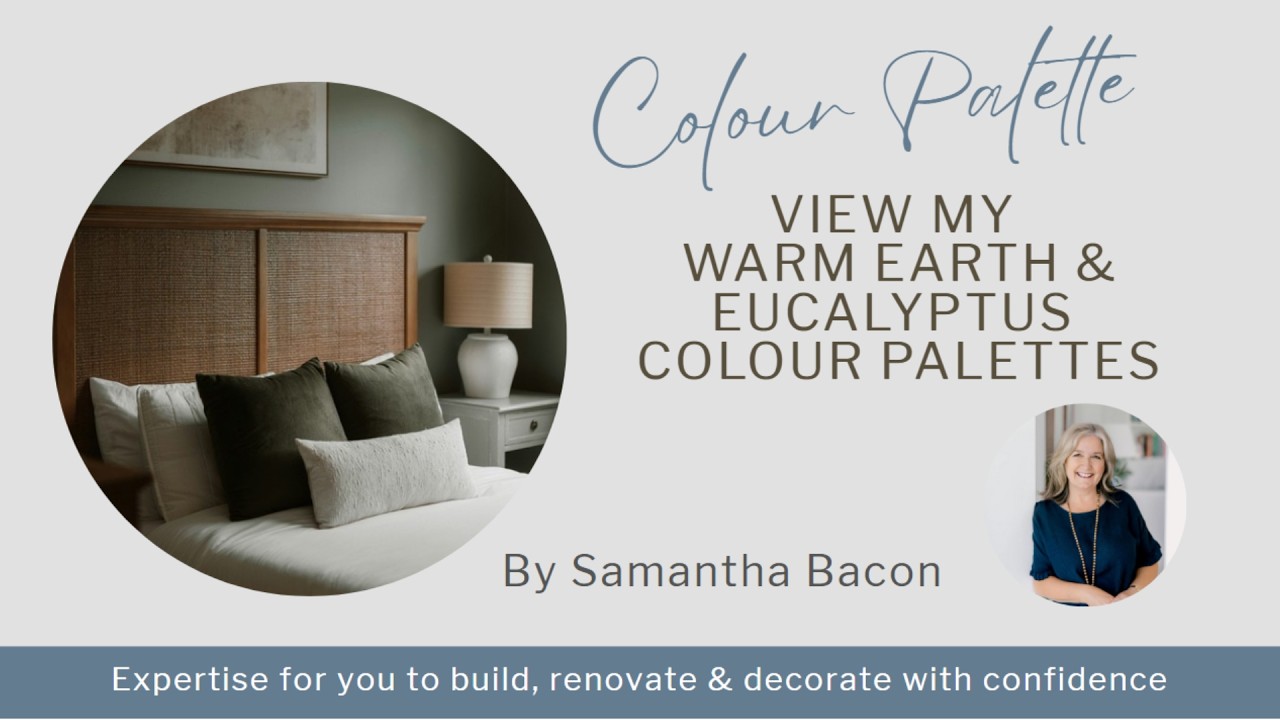 Warm Earth and Eucalyptus colour palette