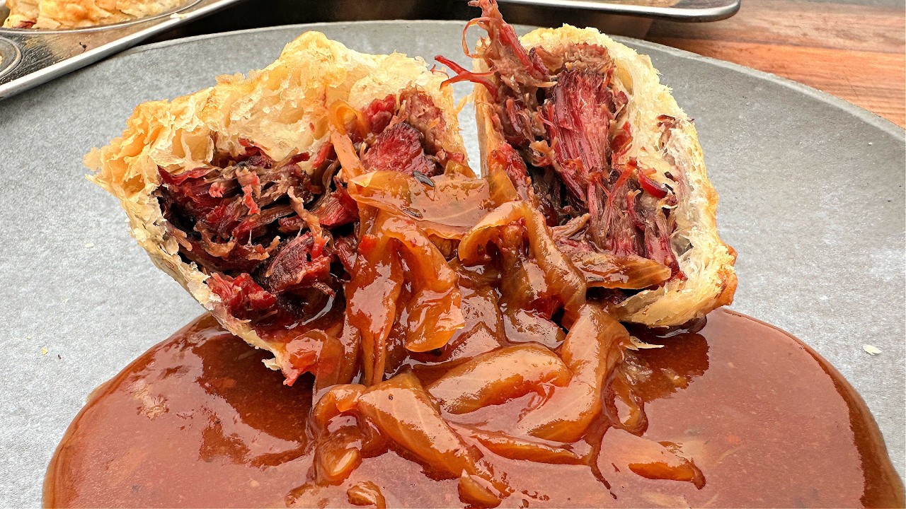 Ochsenbäckchen Pasteten - Ein Weihnachtsessen vom Smoker