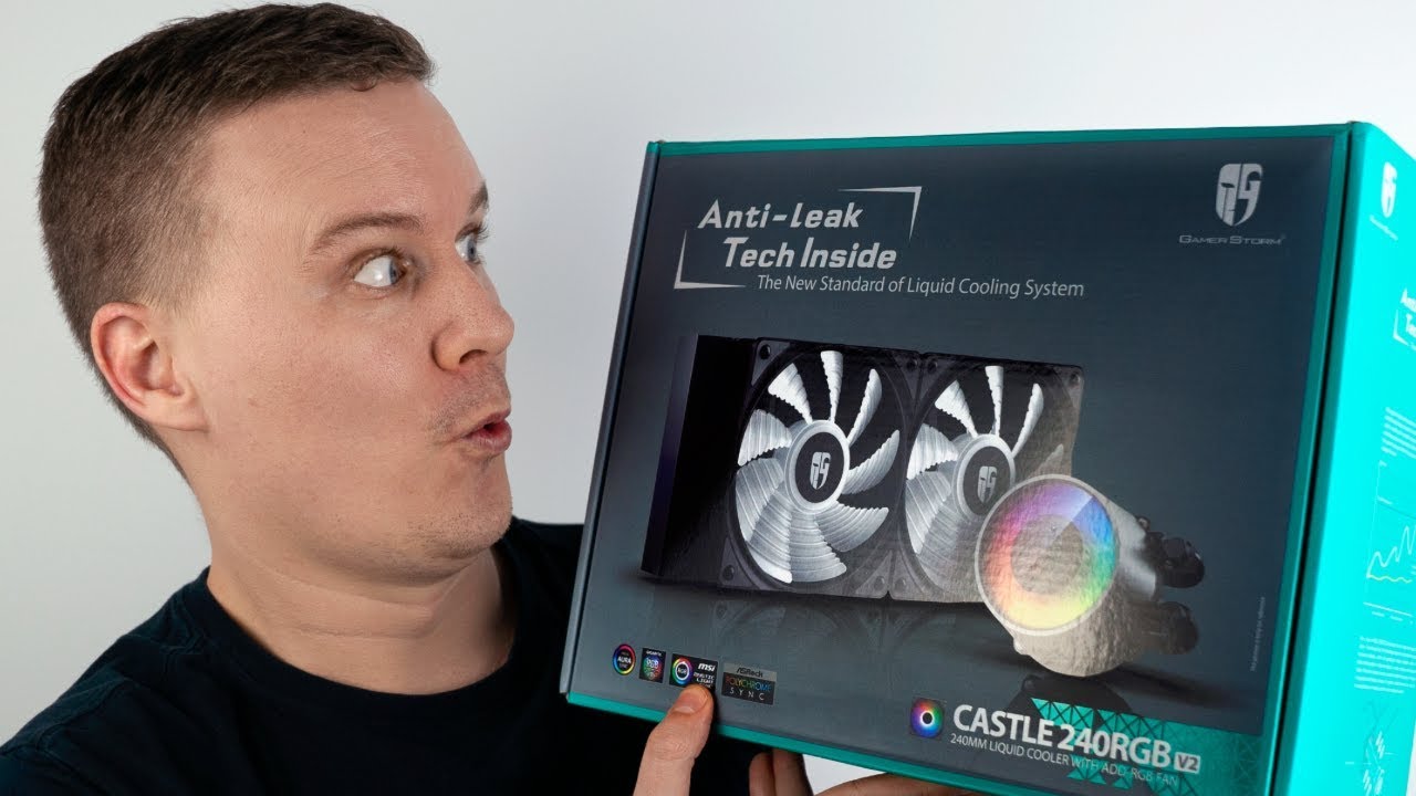 DeepCool CASTLE 240 RGB V2 AIO CPU Cooler 💧 Unboxing and First Impressions 🤓