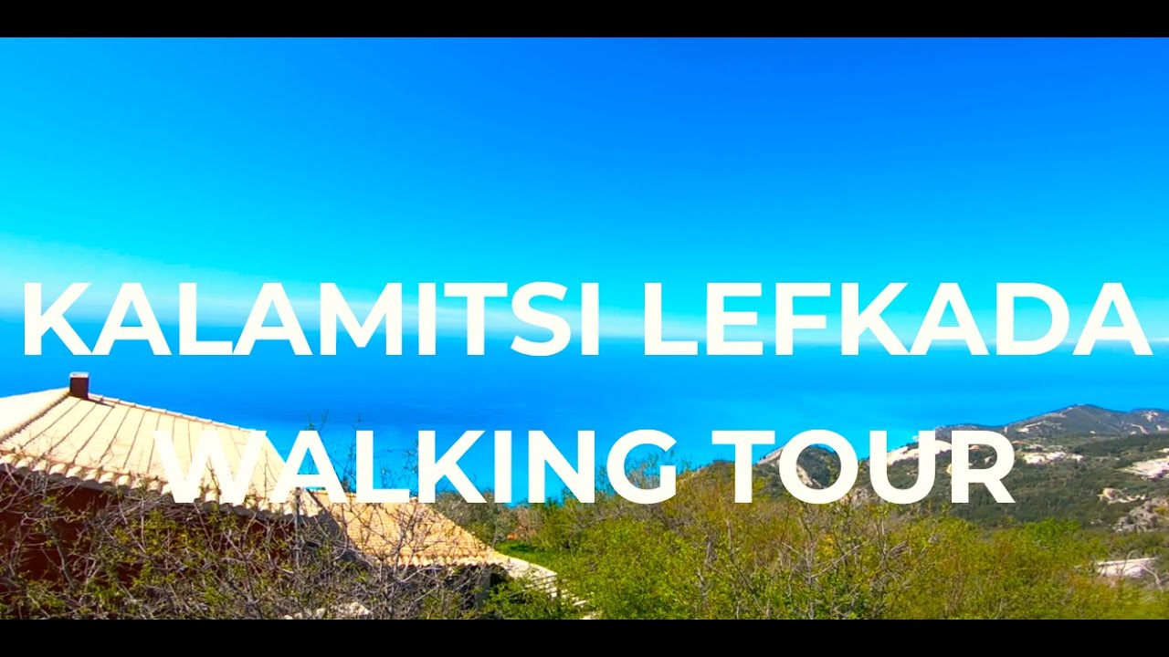 WALKING AROUND KALAMITSI VILLAGE IN LEFKADA - VIRTUAL TOUR
