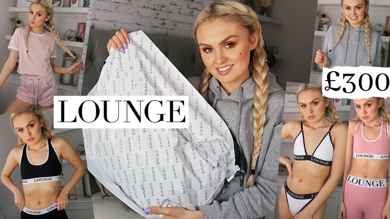 HUGE HAUL // LOUNGEUNDERWEAR TRY ON HAUL // & UNDIES 👻