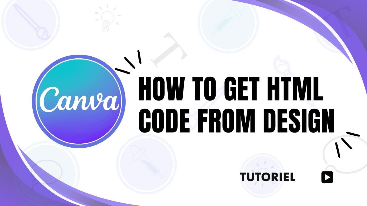 How to get html code from Canva design