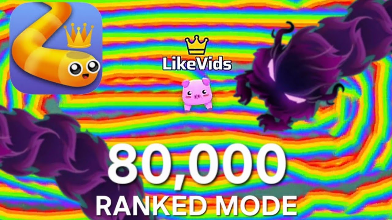 I ACHIEVED 80000 POINTS IN SNAKE.IO RANKED MODE