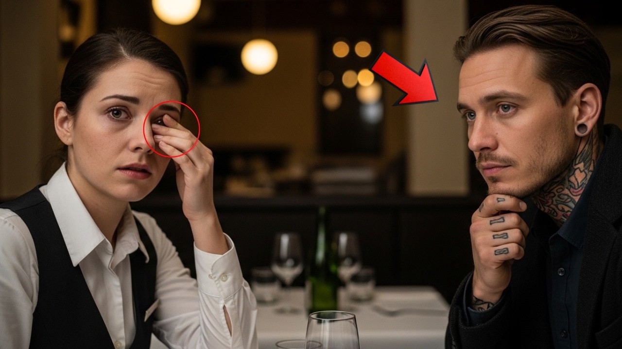 The Waitress Covered Her Black Eye with Makeup — But the Mafia Boss Noticed: “Who Did This to You?”