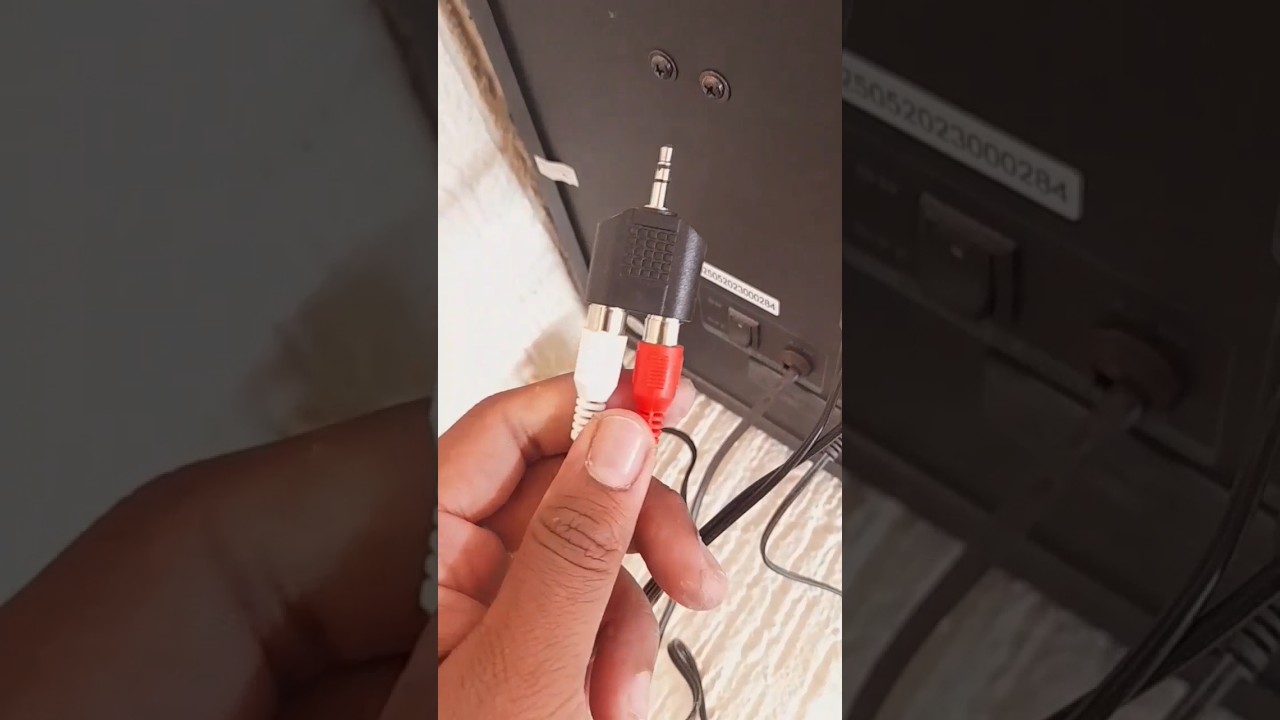 RCA to AUX adapter #youtube #shorts #viralshort