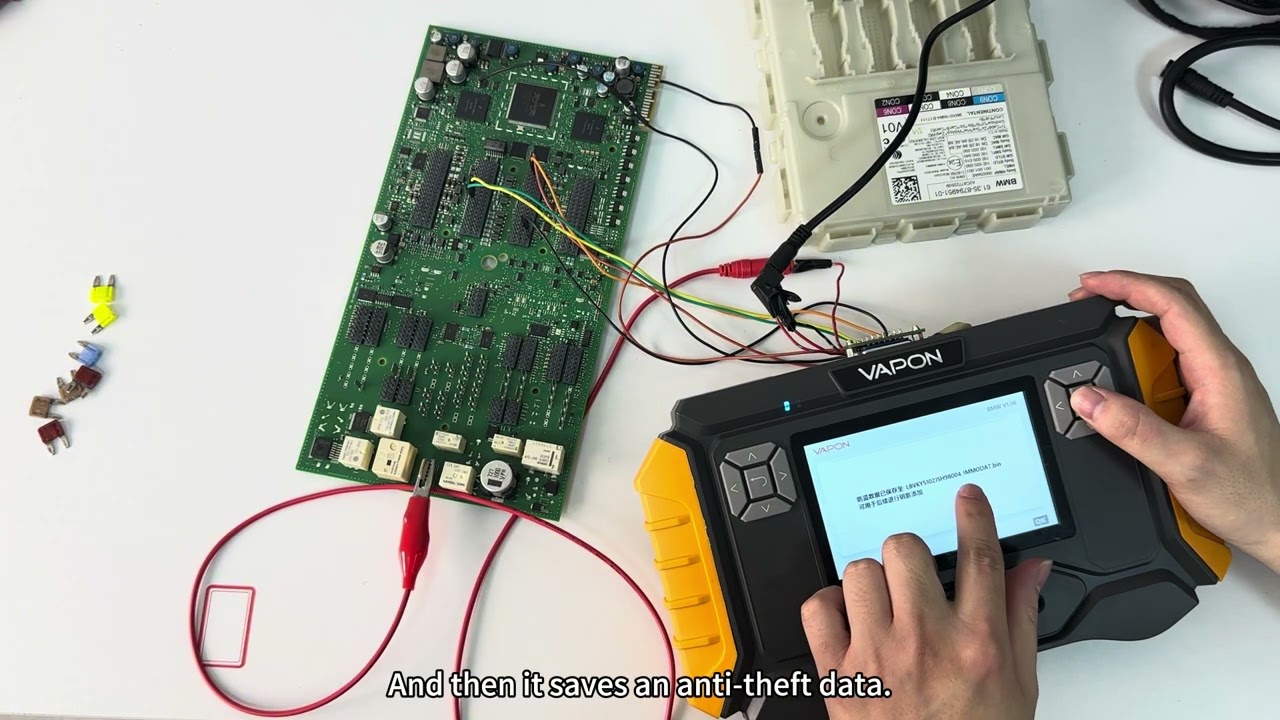 How to Use Vapon VP100 BMW Key Programmer Add a Key for BMW G chassis?