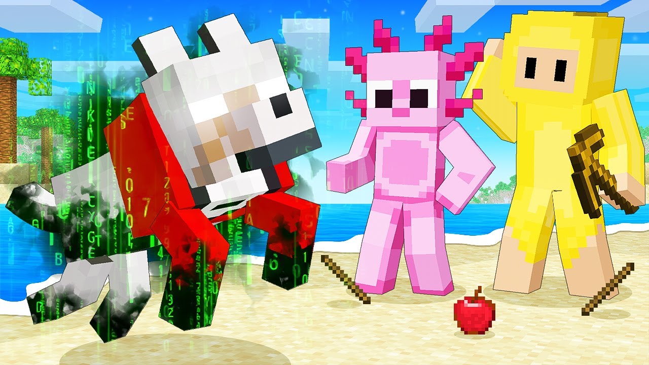 I Pretended to be a DOG Then Used HACKS in Minecraft!