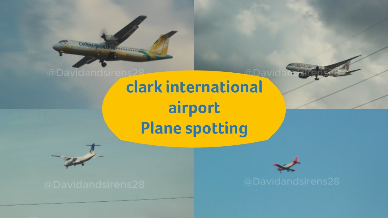 Clark International Airport Plane Spotting (RPLC) January 19 2026