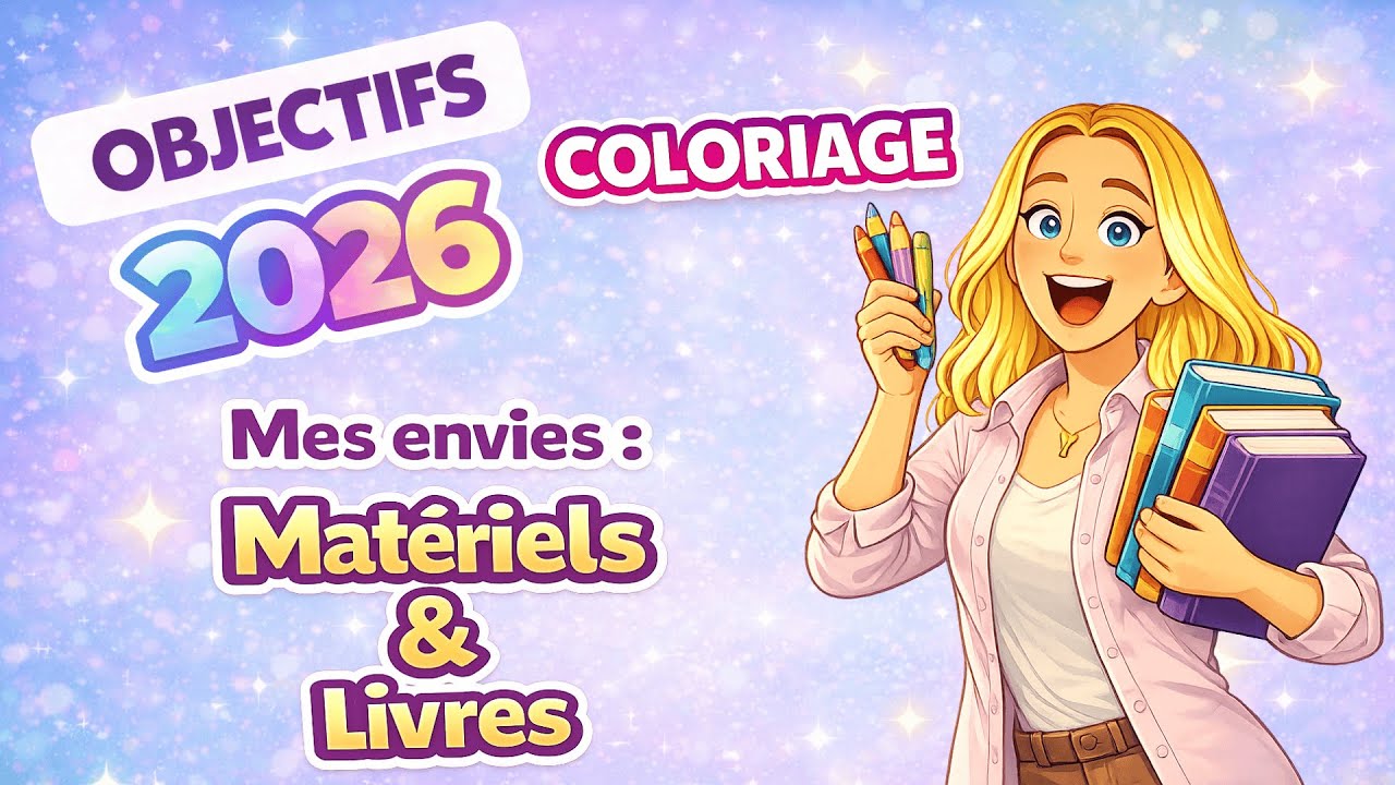 Mes objectifs 2026   Matériels & Livres