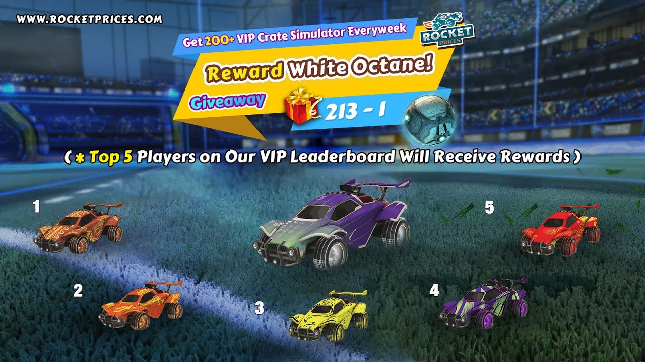 🔥Win 5x FREE Rocket League Octane Car Designs | RocketPrices.Com Giveaway 213-1