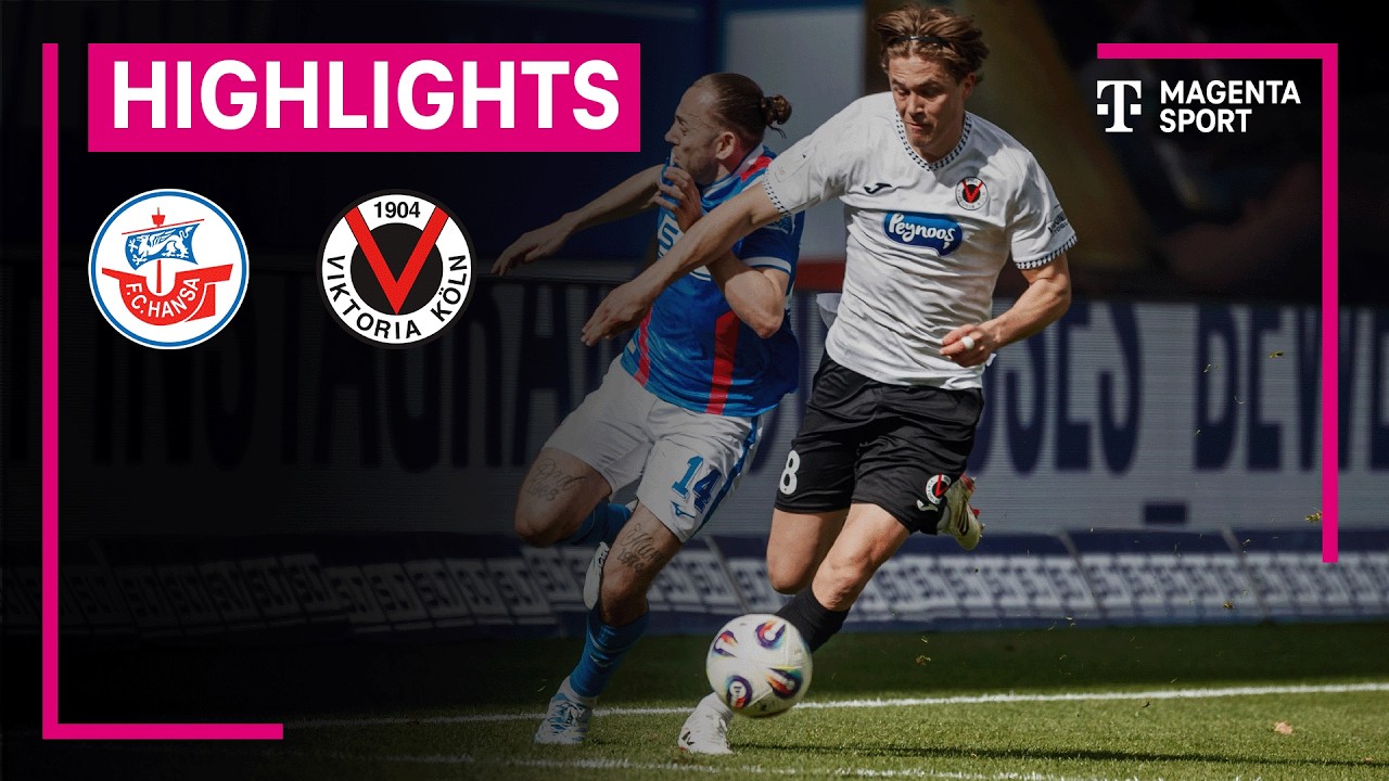 Hansa Rostock - FC Viktoria K&ouml;ln | Highlights 3. Liga | MAGENTA SPORT