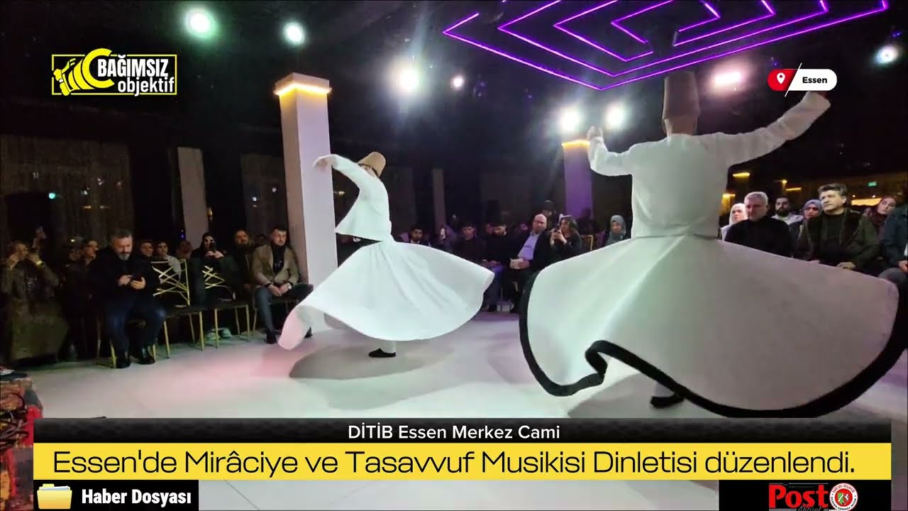 ESSEN Merkez Cami'nde Kültür Bakanlığı Sanatçılarından Mirâciye ve Tasavvuf Musikisi Dinletisi 2026