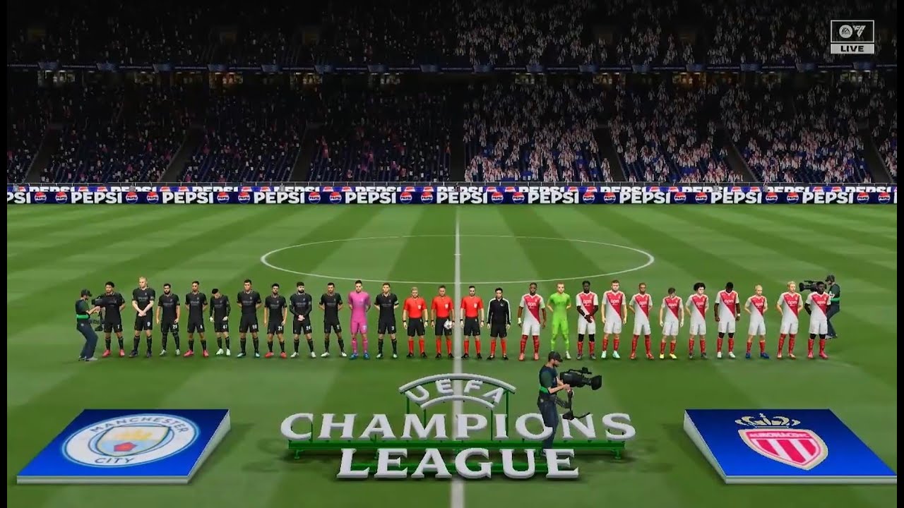 UNSTOPPABLE Haaland!  Manchester City vs AS Monaco | UEFA Champions League | FC 26 Switch1 Gameplay