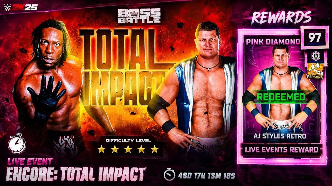 WWE 2K25 Encore: Total Impact Boss Battle Live Event