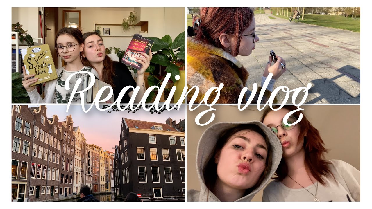 Tola w Poznaniu, dużo filmów, dobra obyczajówka i Amsterdam 📚 READING VLOG 📖