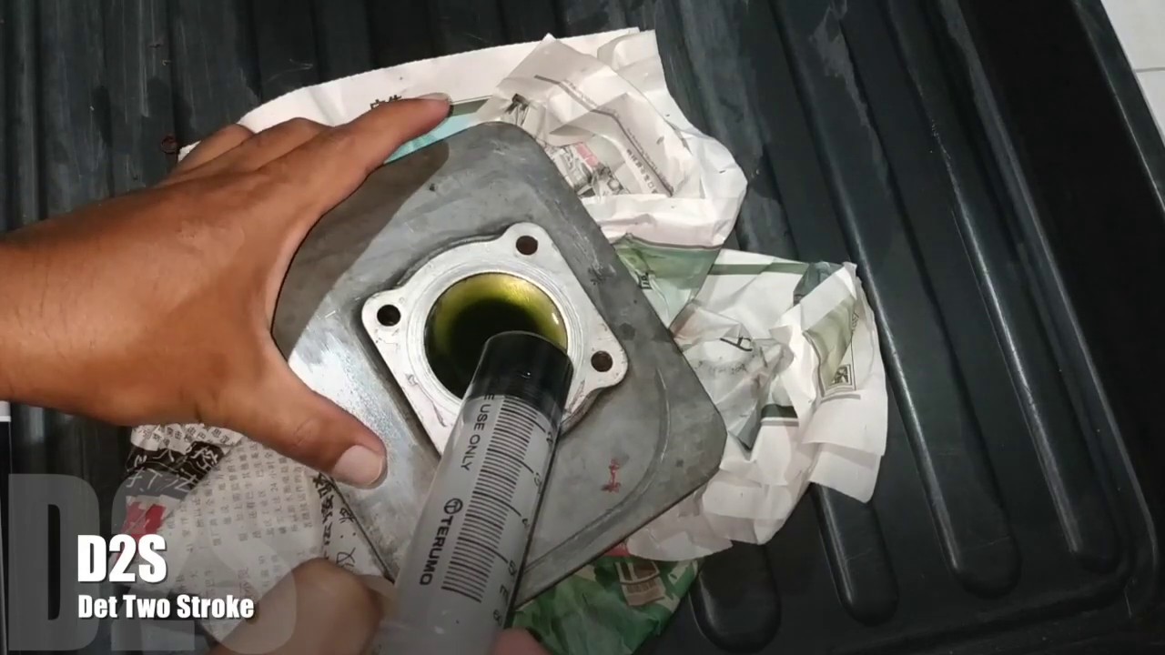 CARA MENGUKUR COMPRESSION RATIO CR MOTOSIKAL 2 STROKE