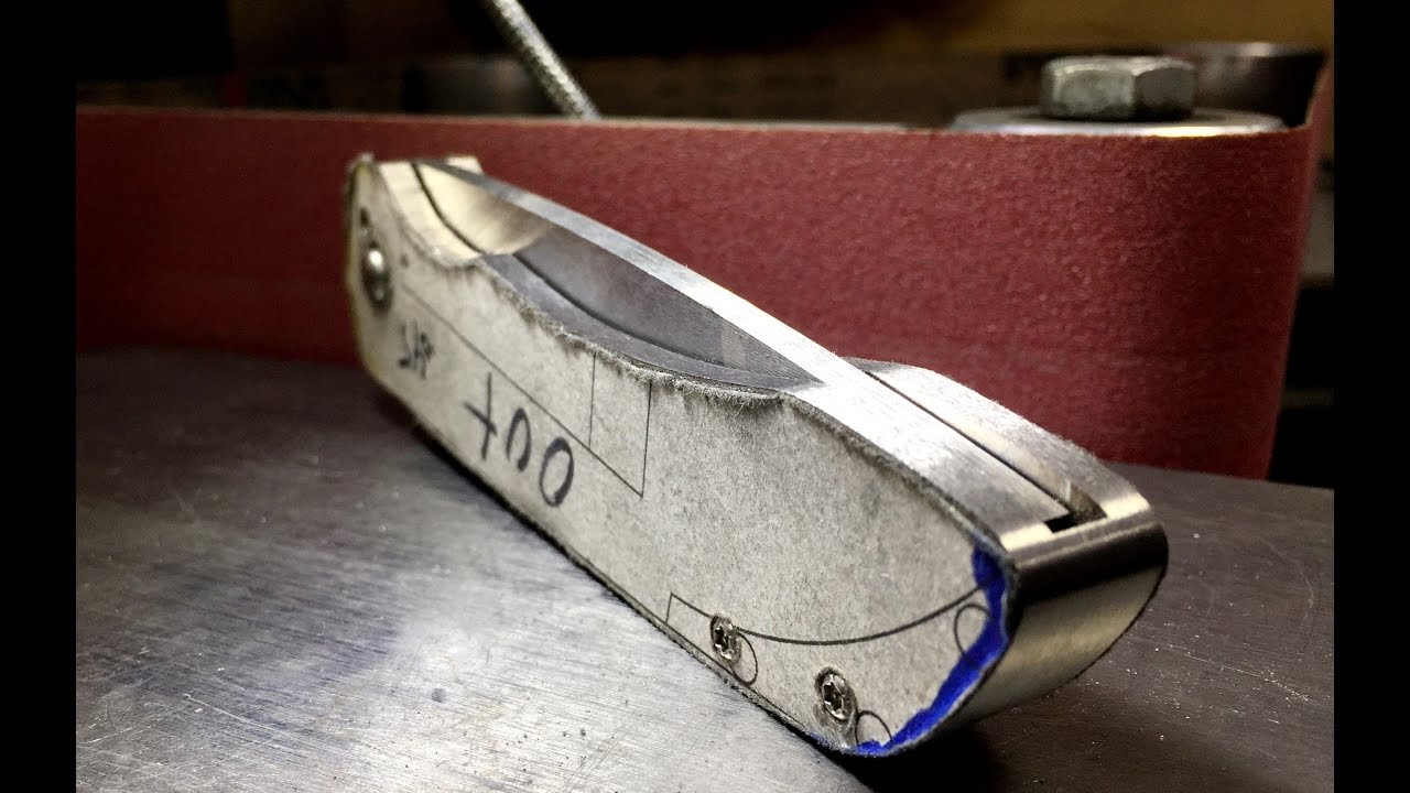 How to Make a Folding Knife #8 Profiling tips and tricks