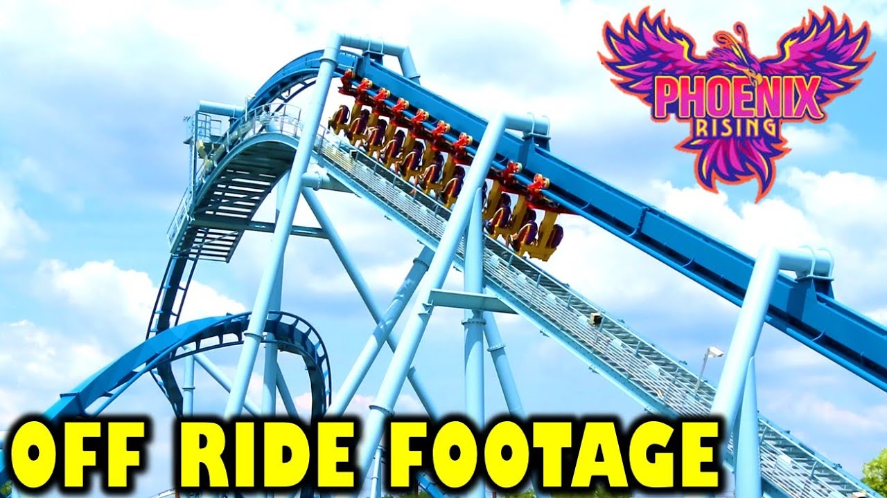 Phoenix Rising at Busch Gardens Tampa Off-Ride Footage (No Copyright)
