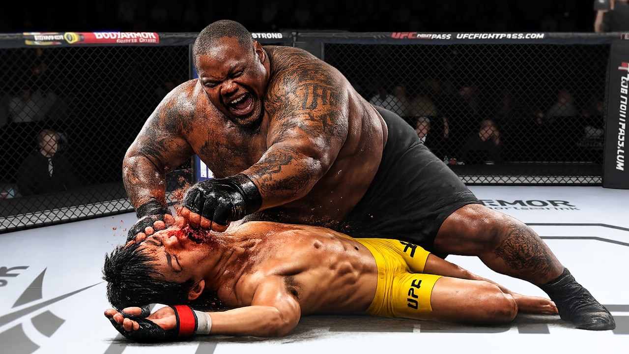 Брюс Ли против Биг Дэдди Ви в EA Sports UFC 5 — Эпический бой